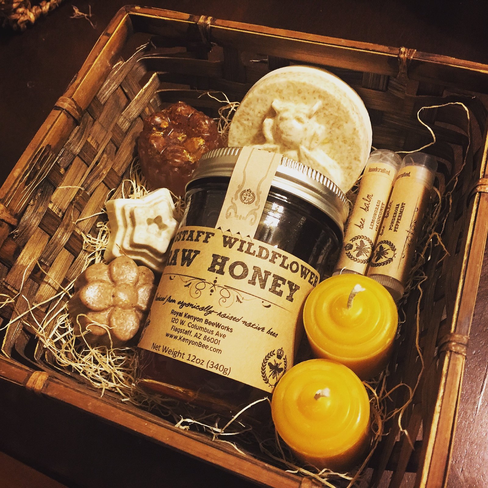 Honey Bee Mine Gift Basket Flagstaff Arizona Royal Kenyon BeeWorks